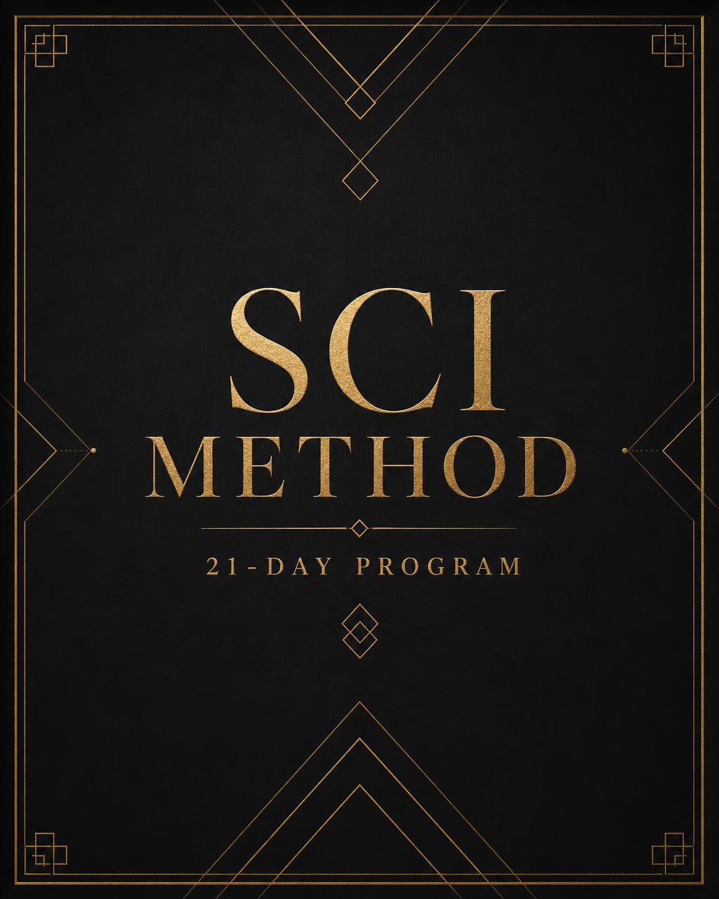 SCI Method 21-Day Program black and gold cover