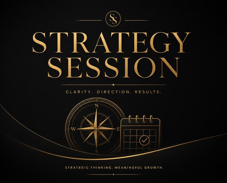Rita Vail Strategy Session black and gold cover